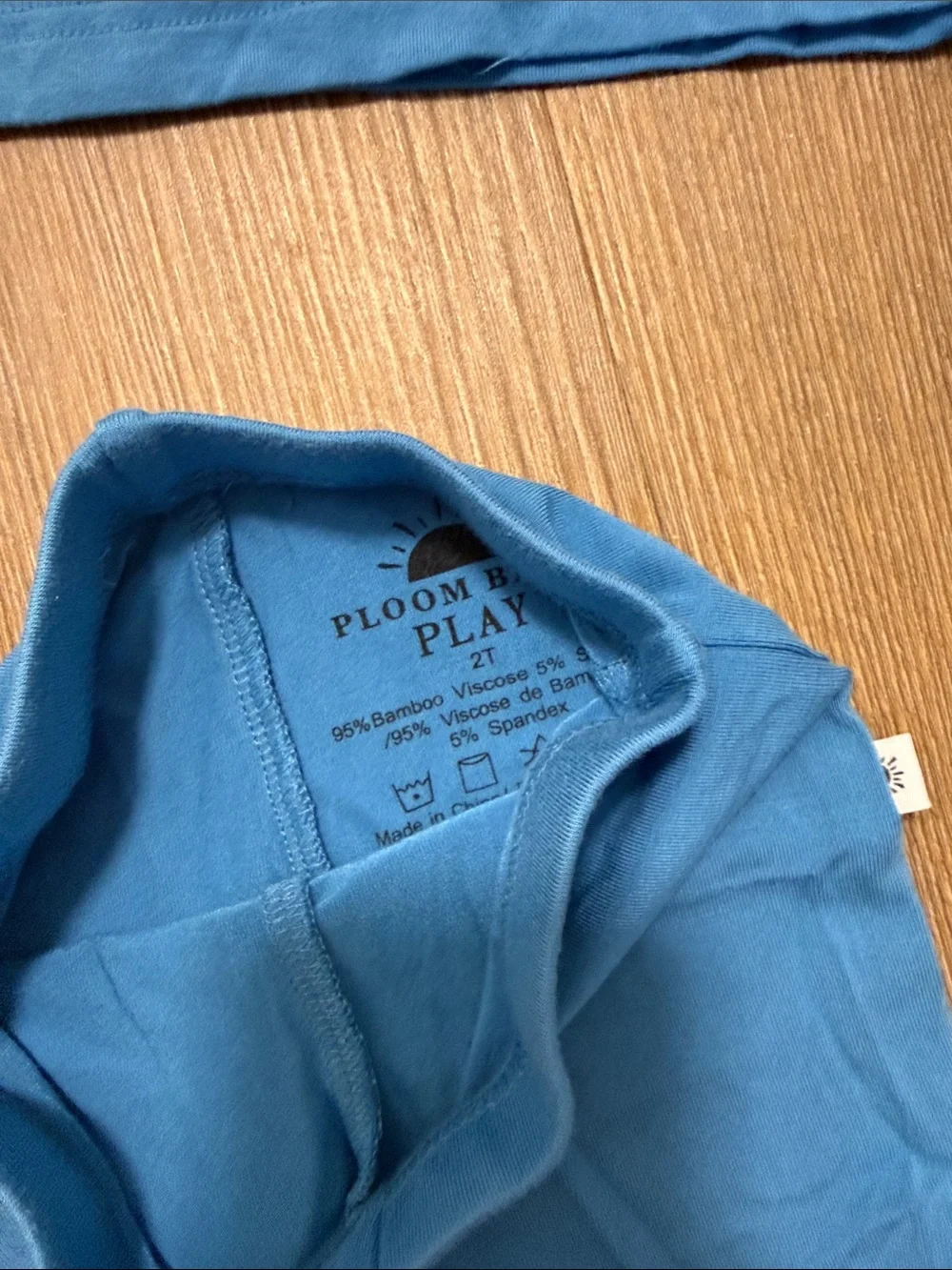 Ploom baby bamboo blue Short Sleeve Top & Shorts 2T